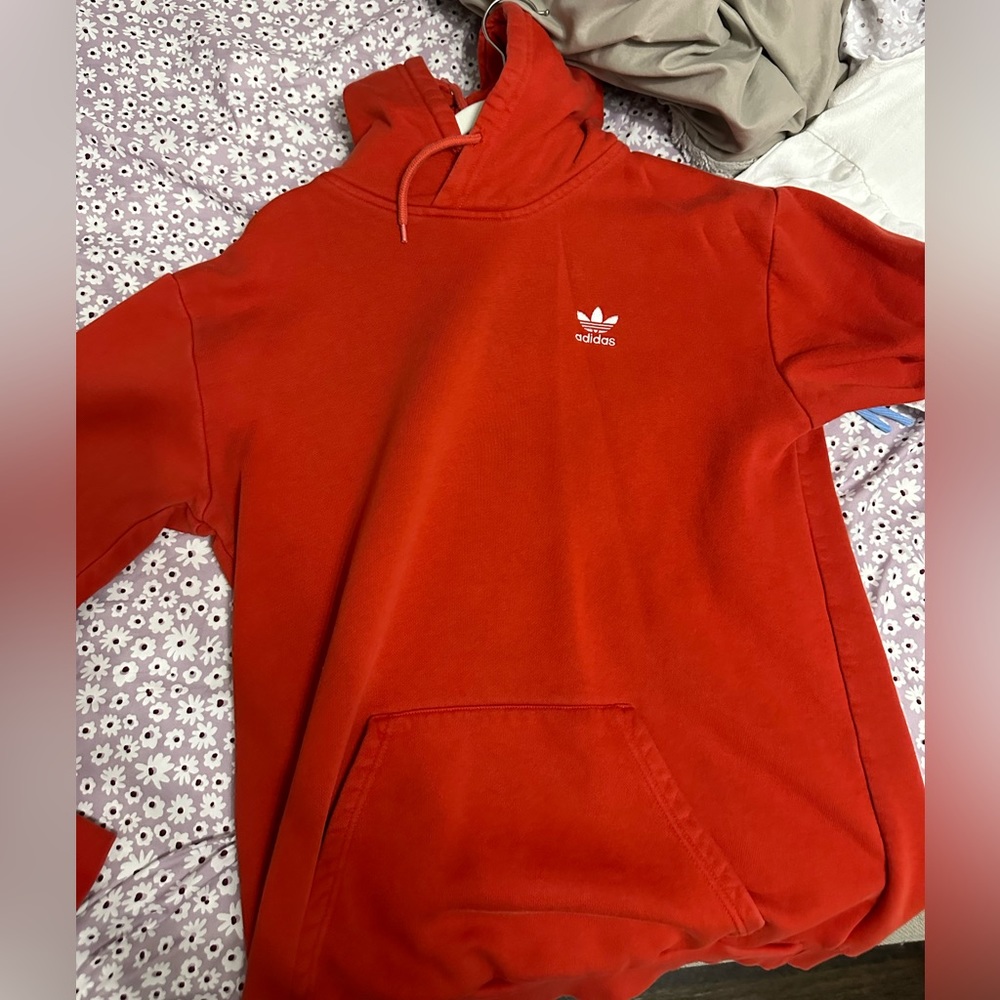 adidas red sweatshirt